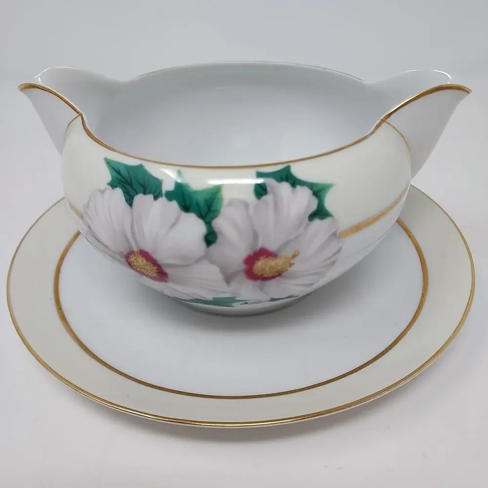 Kent Tropical Pattern Open Gravy Boat 7.25